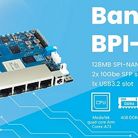 开源硬件 篇二十：Banana Pi BPI-R4 SBC/路由器推出，带双 10G SFP+ 端口+Wifi7支持
