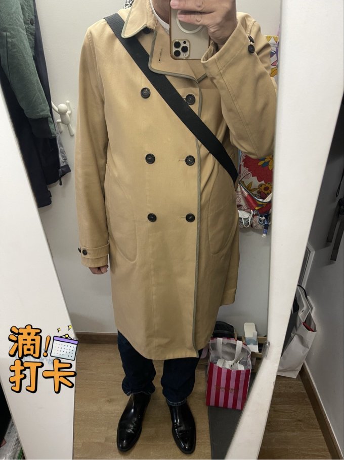 博柏利男士风衣
