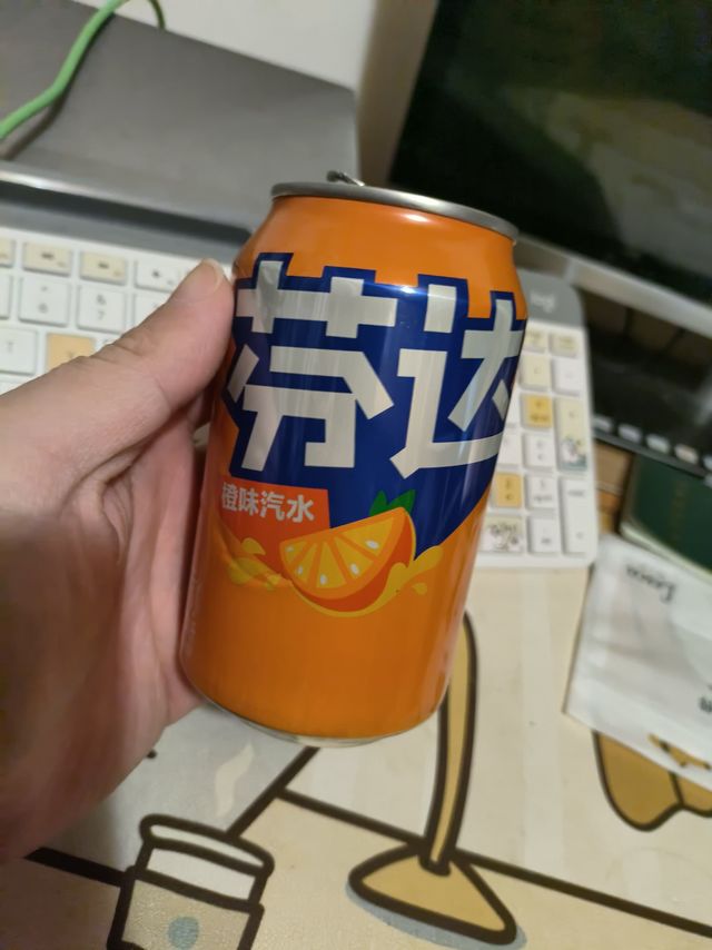 有没有跟我一样喜欢喝芬达的