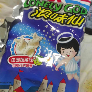 旺旺薯片休闲儿童零食浪味仙薯卷蔬菜味