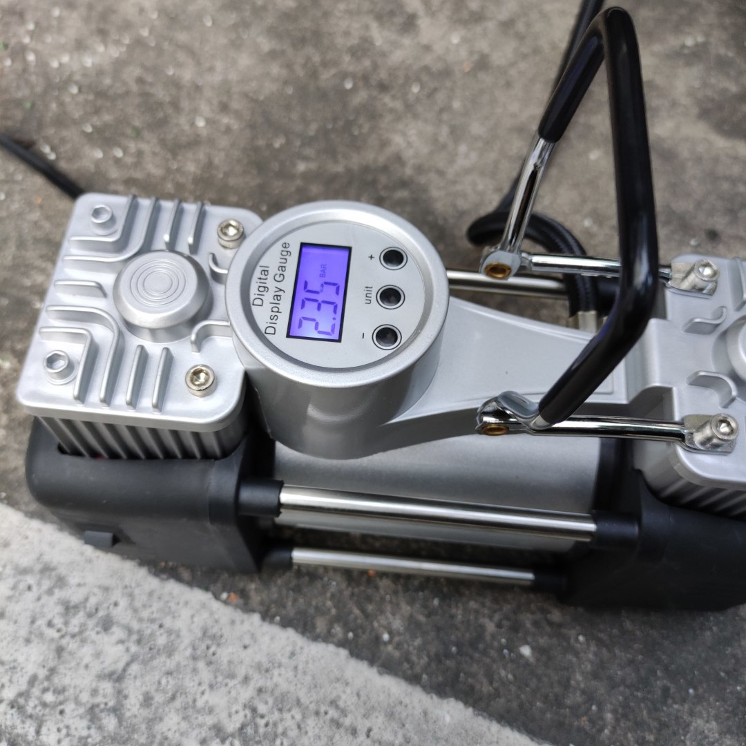 梦多福双缸插电充气泵