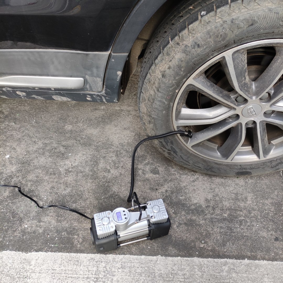 梦多福双缸插电充气泵