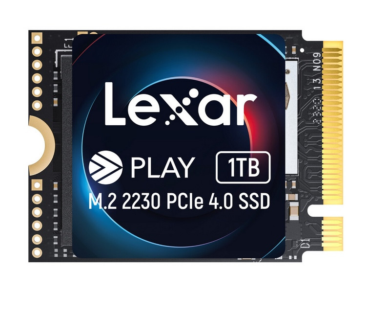 雷克沙发布 PLAY 2230 PCIe 4.0 SSD 固态硬盘、袖珍迷你主机和游戏掌机可用