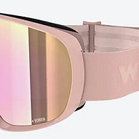 迪卡侬滑雪防雾护目镜WEDZE6S7，经典柱面双层 可戴近视镜