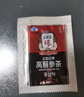 正官庄 人参 韩国原装进口 六年根红参 高丽参茶150g盒(3g*50袋) 免疫力 含皂苷 