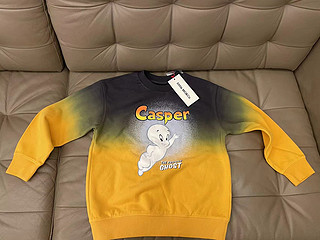 惊艳!X Casper联名男童卫衣！