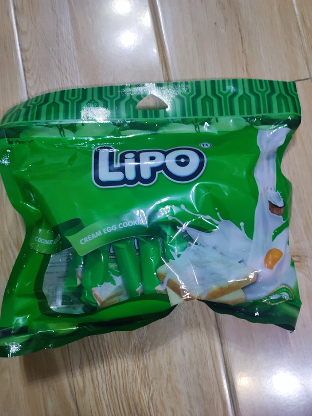 Lipo面包干椰子味鸡蛋饼