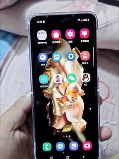 三星 SAMSUNG Galaxy Z Flip4 掌心折叠设计 立式自由拍摄系统 8GB+256GB 5G折叠屏手机 蓝海假