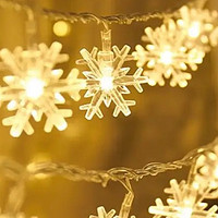 欧妮姿 雪花灯串3米20头，打造浪漫圣诞节氛围