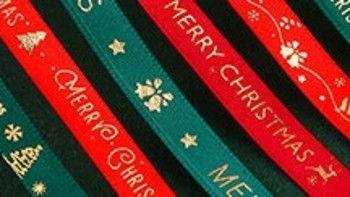 DOROCH圣诞节丝带6米（红3m＋绿3m）——烘托圣诞气氛的精致装饰品