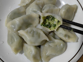 韭菜鸡蛋的水饺