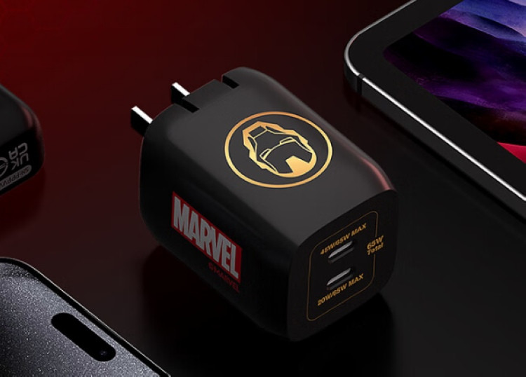 贝尔金上架《钢铁侠》联名款 65W 氮化镓充电头、双USB-C，支持苹果 iPhone 15