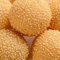 千味央厨传统点心系列：芝麻球豆沙馅与糯米麻球
