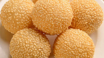 千味央厨传统点心系列：芝麻球豆沙馅与糯米麻球