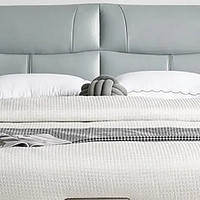 舒适与浪漫兼备——全友家居头层牛皮双人床1.8米软床