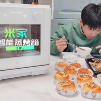 米家智能蒸烤箱20L，智能控制轻松烹饪！