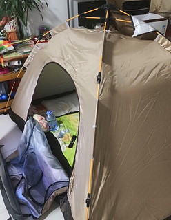 好友买了“巨木帐篷户外露营帐篷”