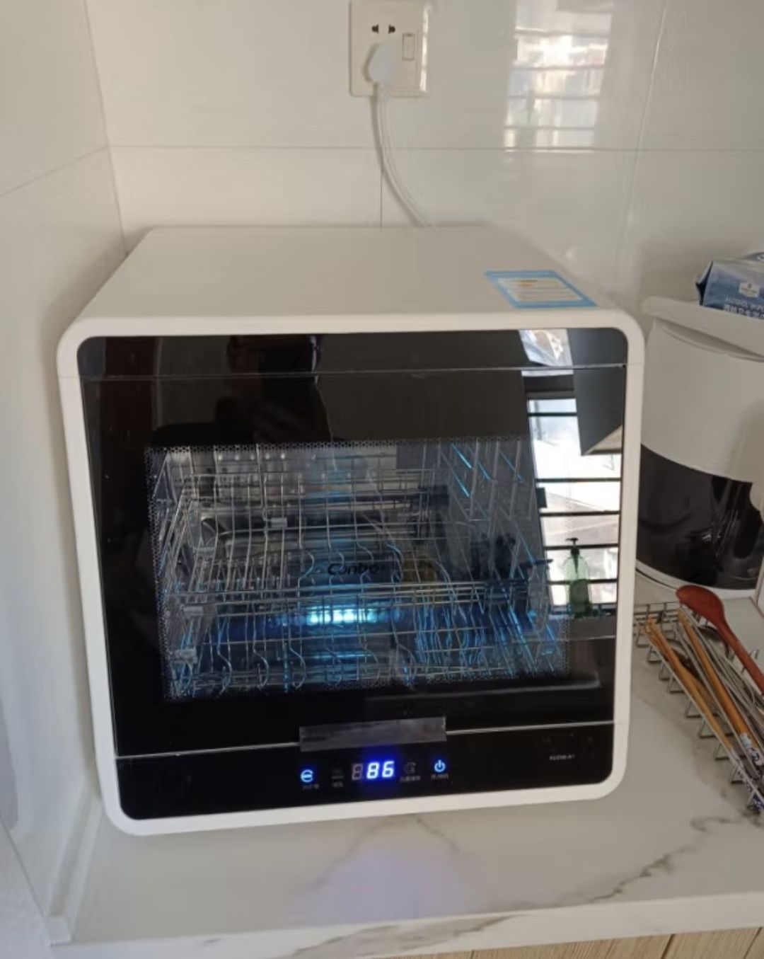 康宝(canbo)消毒柜家用小型迷你立台式餐具碗筷桌面免沥水消毒碗柜
