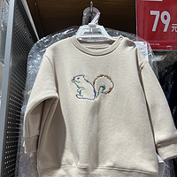 优衣库的婴儿摇粒绒套头衫，便宜了！