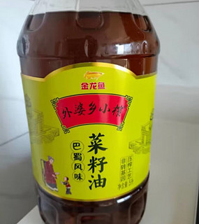 金龙鱼 食用油 非转基因 外婆乡小榨巴蜀风味菜籽油6.18L