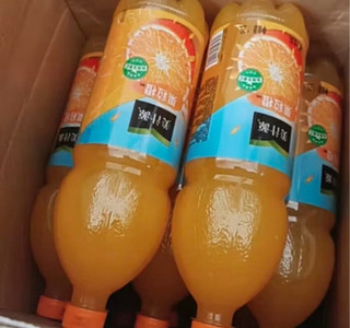 可口可乐（Coca-Cola）美汁源 Minute Maid 果粒橙 果汁饮料 1.8L*6瓶 整箱