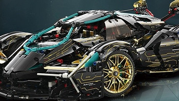 黑武士兰博基尼v12概念跑车系列积木遥控汽车赛车拼装玩具送男生