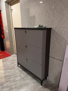 超薄翻斗鞋柜家用