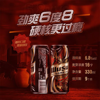 🍺🍻乌苏啤酒🍺🍻楼兰秘酿330ml*2罐装，畅饮一夏！