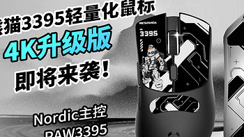 新品开箱 篇三十六：倒计时！玄熊猫3395轻量化鼠标4K升级版上新 