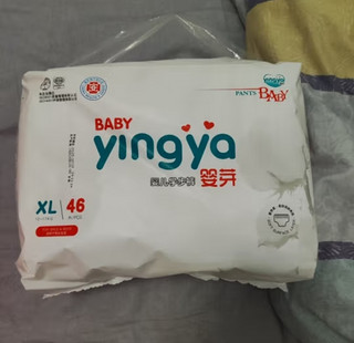 婴芽（YINGYA）纸尿裤XL码2包92片【11.5-14kg】婴儿超薄干爽尿不湿男女宝宝通用