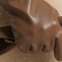 玖慕(JIUMU)加绒真皮手套 GLZ041：舒适保暖，呵护双手
