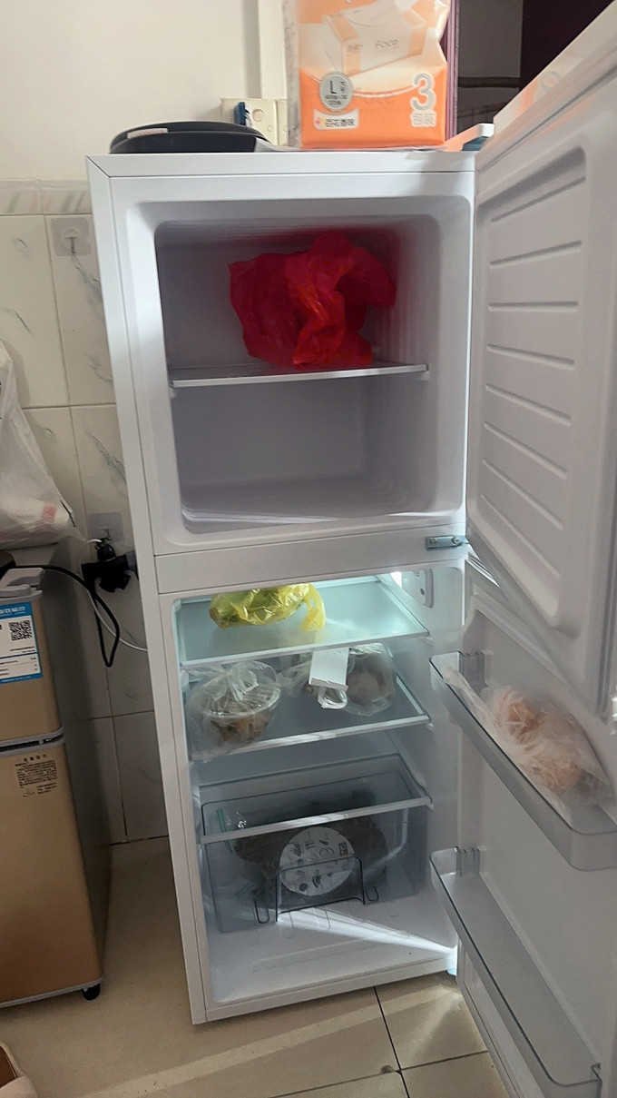 云米130升宿舍租房家用两门双开门节能静音省电小型冰箱智能电器_什么