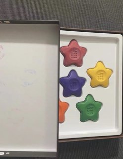 星星形的宝藏蜡笔来了
