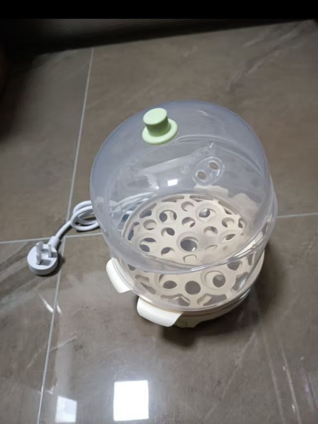 小熊（Bear）煮蛋器蒸蛋器单双层家用高温断电迷你早餐神器鸡