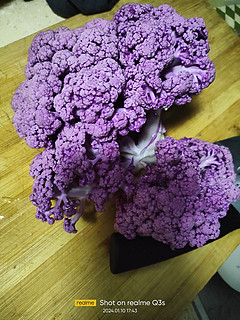 紫色的花菜真的很不一样