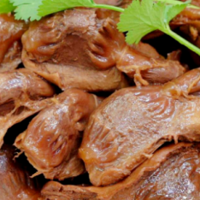 解锁鸭胗新吃法：海天酱油制成的陈皮鸭胗