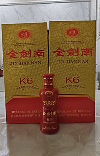 剑南春 金剑南K6 52度 500ml 单瓶装 浓香型白酒