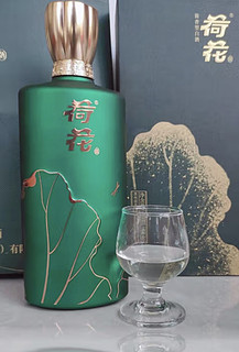 荷花酒 墨玉 53度酱香型白酒 贵州大曲坤沙 纯粮食白酒 新年送礼 53度 500mL 1瓶 单瓶装