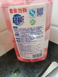 超能 离子去油洗洁精柠檬护手1kg*3套装