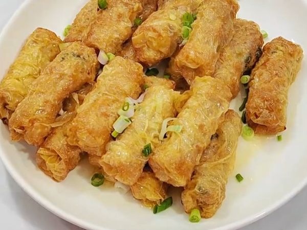 哇！炸腐卷，过年的味道！