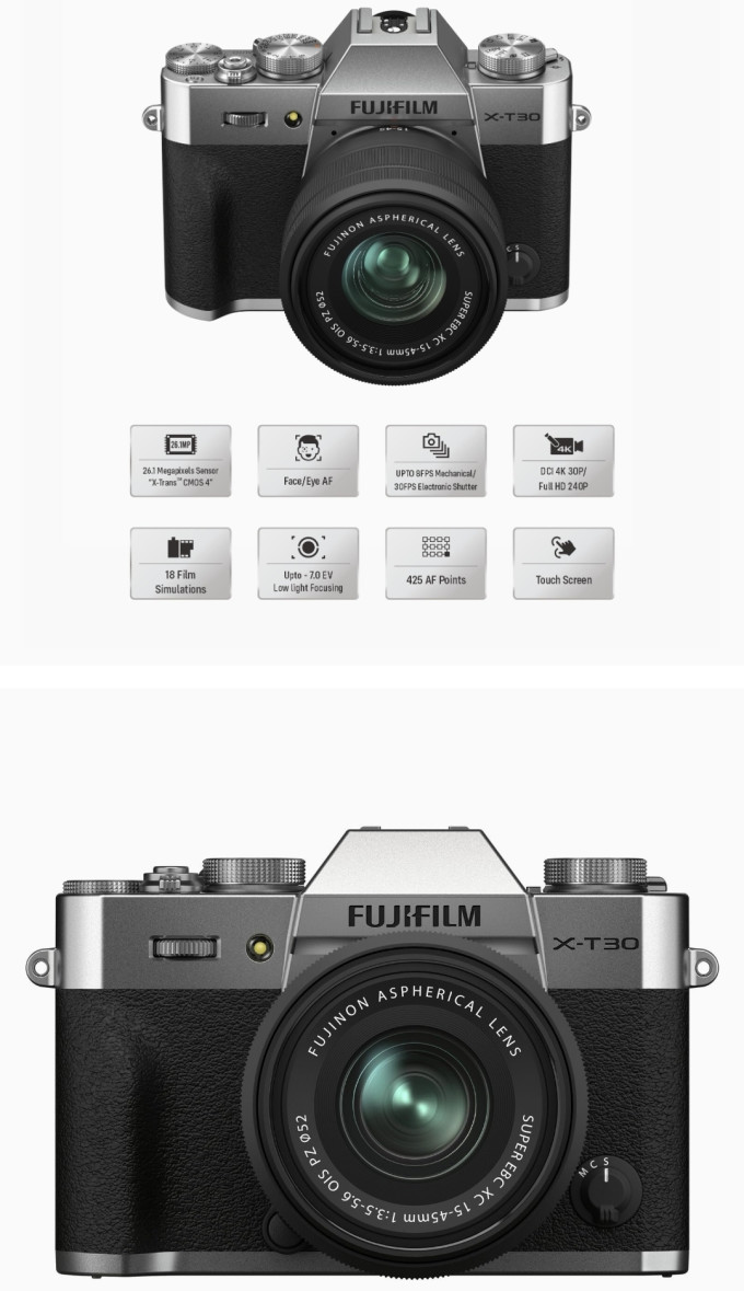 6789元 亚马逊 Fujifilm 富士 X-T30 II | FUJINON XC15-45mmF3.5-5.6 OIS PZ 相机套件 ...