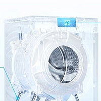 海尔（Haier）【宝藏K39】超薄滚筒洗衣机全自动 10公斤大容量 六维减震 1.10洗净比 3D内筒EG10039S