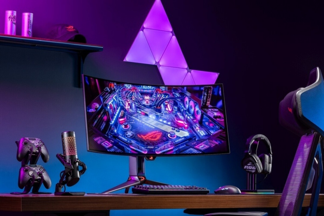 聚焦CES丨华硕发布 “超杀” ROG Swift PG34WCDM 顶级超宽“带鱼屏”、第三代OLED 面板