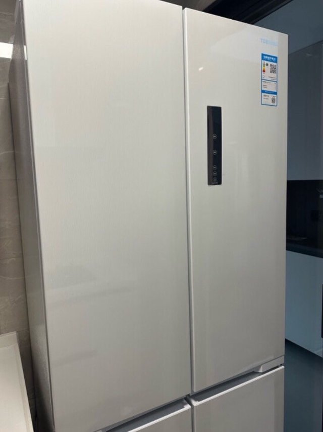 东芝（TOSHIBA）429升【超薄全嵌】450白珍珠四开门冰箱十字大容量嵌入式家用