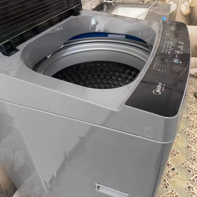 midea美的随心洗系列mb100v13b定频波轮洗衣机10kg灰色
