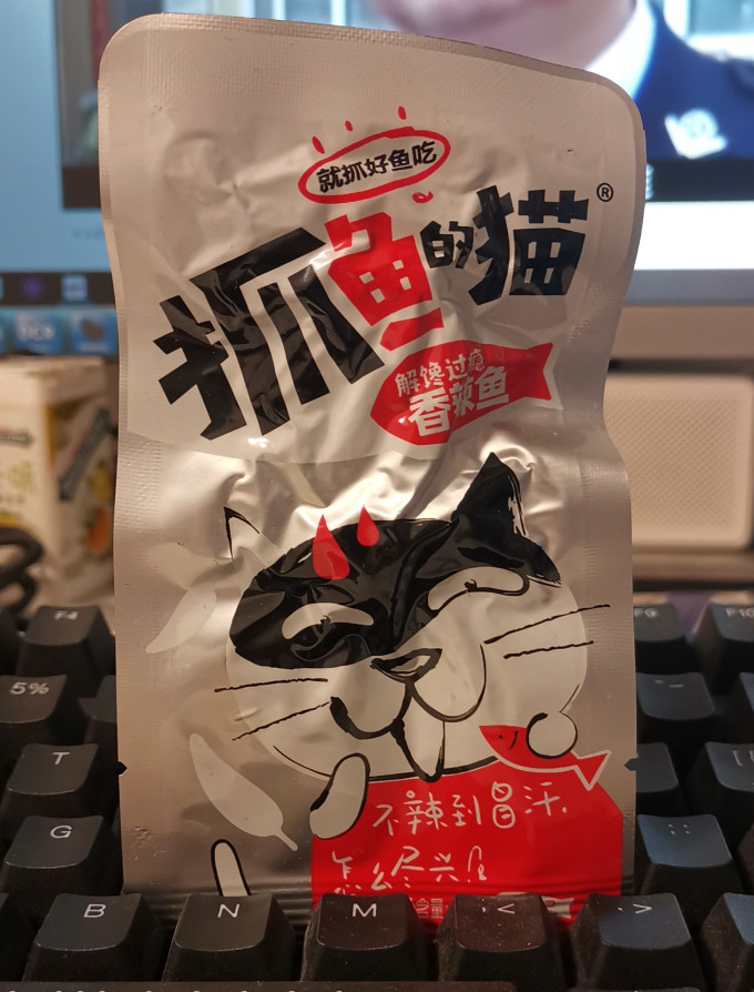 抓鱼的猫肉干肉脯