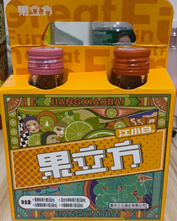 江小白  果立方  水果风味高粱酒  15-23度 168ml*4瓶 果汁酒 年货送礼