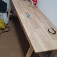 实木书桌靠墙家用长条桌子