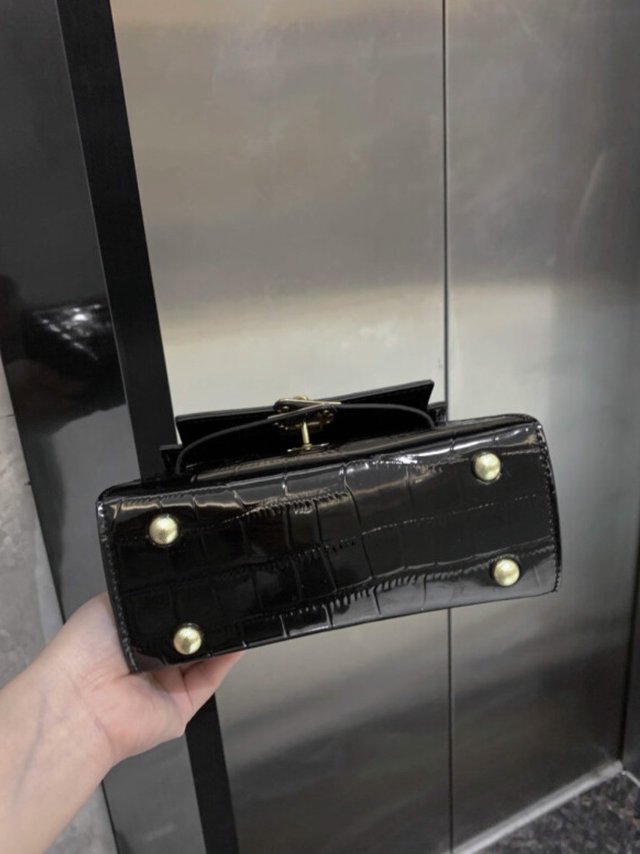 viney牛皮包包女包凯莉包轻奢腋下包小众百搭手提包时尚单肩斜挎包品牌高级感女生闺蜜新年生日