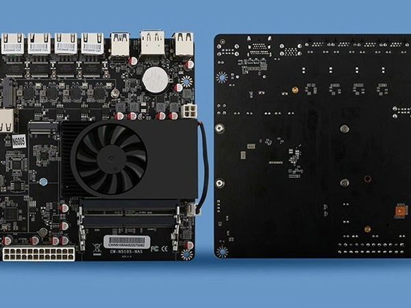 N5105 六盘位NAS主机 4口2.5G网卡主板